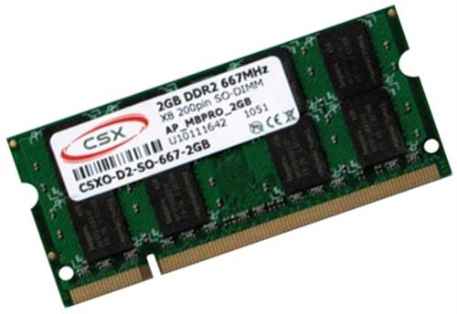 2GB Modul DDR2 RAM 667 Mhz PC2-5300 SO-DIMM