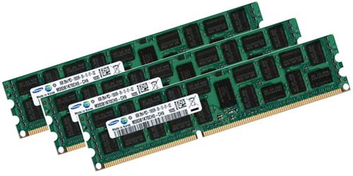 3x 8GB = 24GB KIT DDR3 RAM 1333 Mhz PC3-10600R ECC REG DIMM