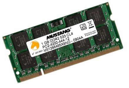 1GB Modul DDR2 RAM 533 Mhz PC2-4200 SO-DIMM
