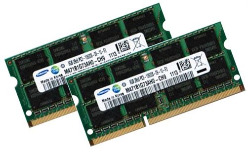 2x 8GB = 16GB KIT DDR3 RAM 1333 Mhz PC3-10600 SO-DIMM