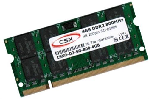 4GB Modul DDR2 RAM 800 Mhz PC2-6400 SO-DIMM